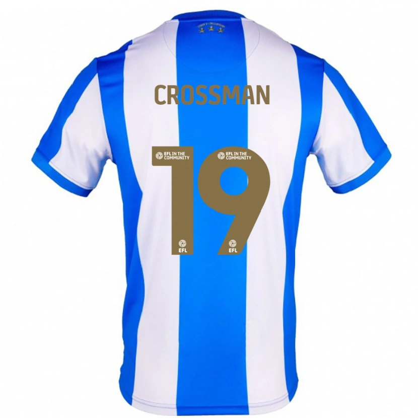 Danxen Mujer Camiseta Paige Crossman #19 Azul Blanco 1ª Equipación 2025/26 La Camisa