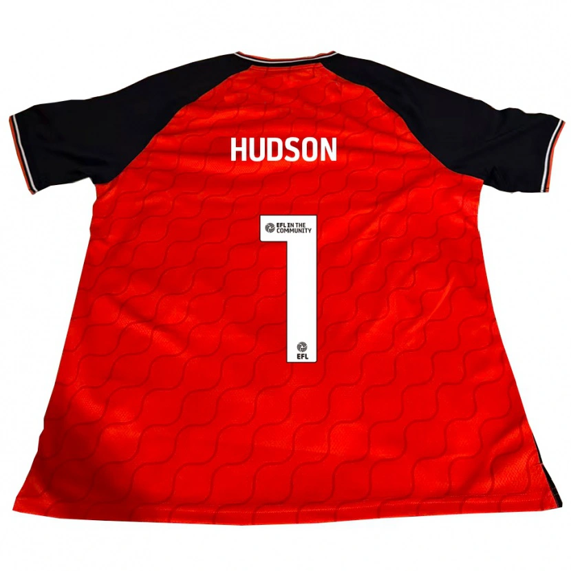 Danxen Mujer Camiseta Sarah Hudson #1 Naranja Negro Blanco 1ª Equipación 2025/26 La Camisa