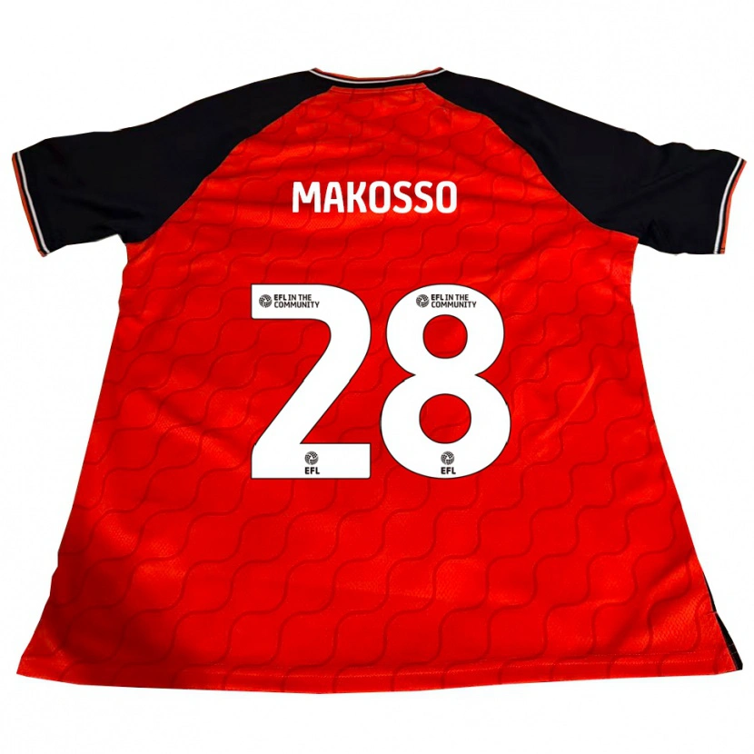 Danxen Mujer Camiseta Christ Makosso #28 Naranja Negro Blanco 1ª Equipación 2025/26 La Camisa