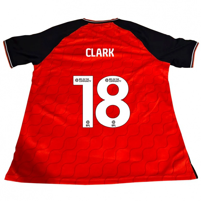 Danxen Mujer Camiseta Jordan Clark #18 Naranja Negro Blanco 1ª Equipación 2025/26 La Camisa