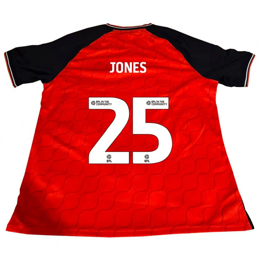 Danxen Mujer Camiseta Isaiah Jones #25 Naranja Negro Blanco 1ª Equipación 2025/26 La Camisa