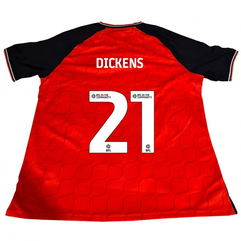 Danxen Mujer Camiseta Andie Dickens #21 Naranja Negro Blanco 1ª Equipación 2025/26 La Camisa