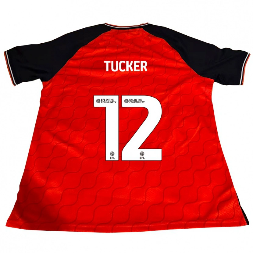 Danxen Mujer Camiseta Nancy Tucker #12 Naranja Negro Blanco 1ª Equipación 2025/26 La Camisa