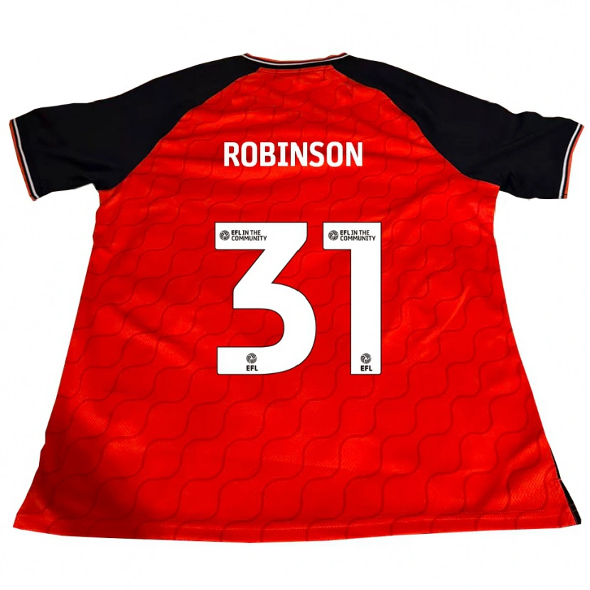 Danxen Mujer Camiseta Leah Robinson #31 Naranja Negro Blanco 1ª Equipación 2025/26 La Camisa
