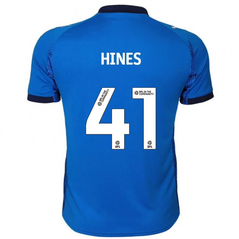 Danxen Mujer Camiseta Kayleigh Hines #41 Azul Blanco 1ª Equipación 2025/26 La Camisa