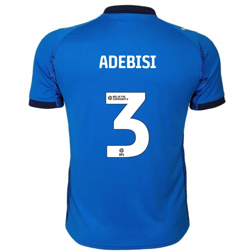 Danxen Mujer Camiseta Rio Adebisi #3 Azul Blanco 1ª Equipación 2025/26 La Camisa