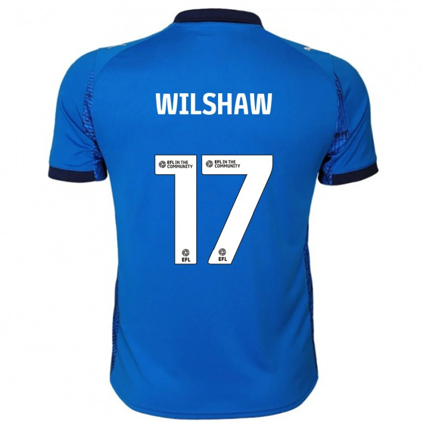 Danxen Mujer Camiseta Lauren Wilshaw #17 Azul Blanco 1ª Equipación 2025/26 La Camisa