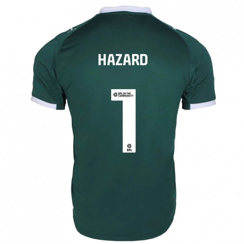 Danxen Mujer Camiseta Conor Hazard #1 Verde Blanco 1ª Equipación 2025/26 La Camisa