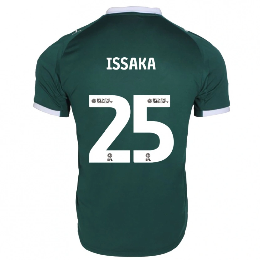 Danxen Mujer Camiseta Freddie Issaka #25 Verde Blanco 1ª Equipación 2025/26 La Camisa