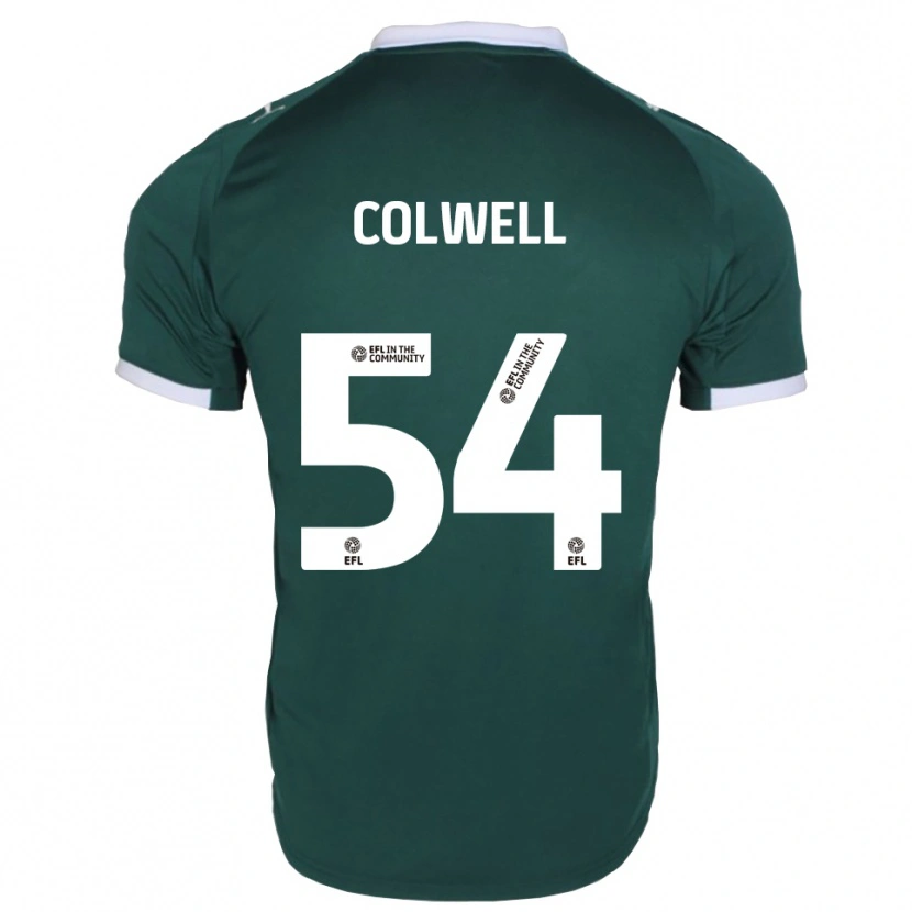 Danxen Mujer Camiseta Lewis Colwell #54 Verde Blanco 1ª Equipación 2025/26 La Camisa