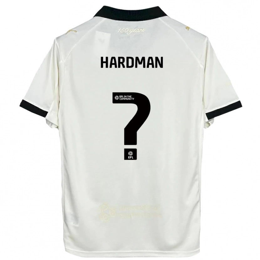 Danxen Mujer Camiseta Rayah Hardman #0 Blanco Hueso Negro 1ª Equipación 2025/26 La Camisa