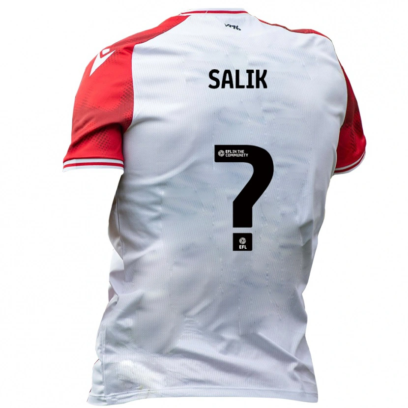 Danxen Mujer Camiseta Tanil Salik #0 Blanco Rojo 1ª Equipación 2025/26 La Camisa