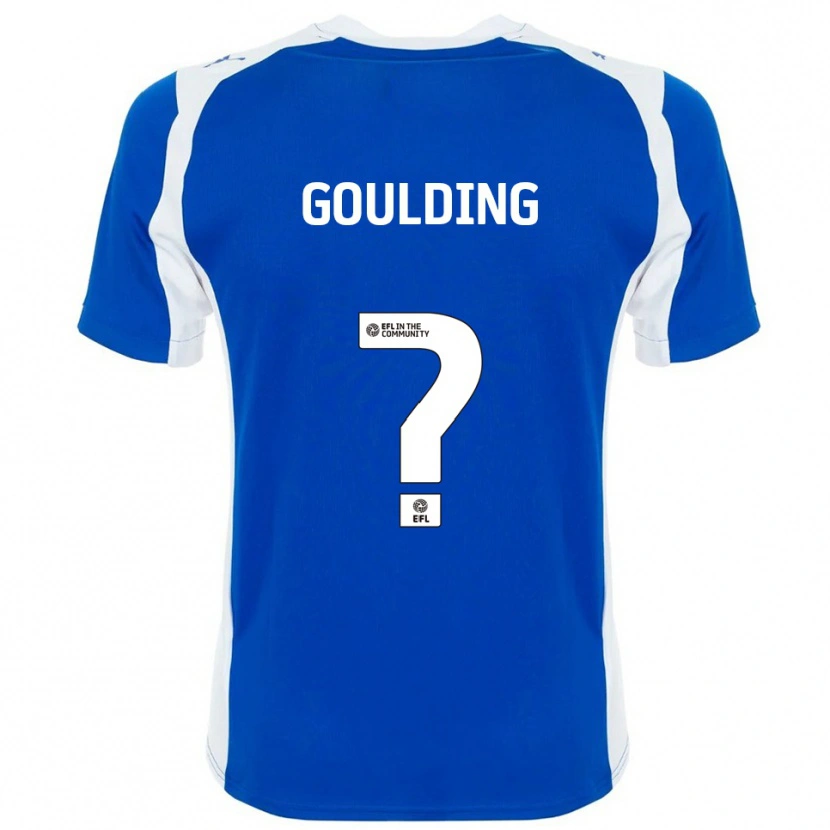 Danxen Mujer Camiseta Mason Goulding #0 Azul Blanco 1ª Equipación 2025/26 La Camisa