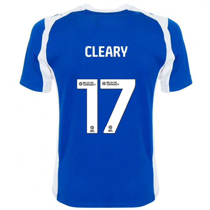 Danxen Mujer Camiseta Ellie Cleary #17 Azul Blanco 1ª Equipación 2025/26 La Camisa