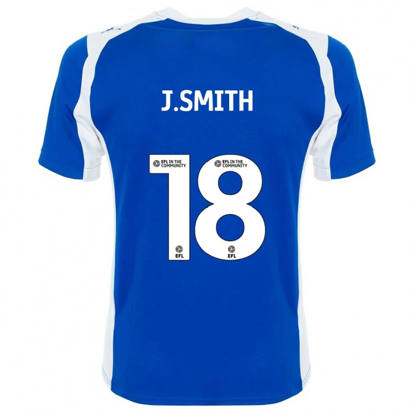 Danxen Mujer Camiseta Jonny Smith #18 Azul Blanco 1ª Equipación 2025/26 La Camisa