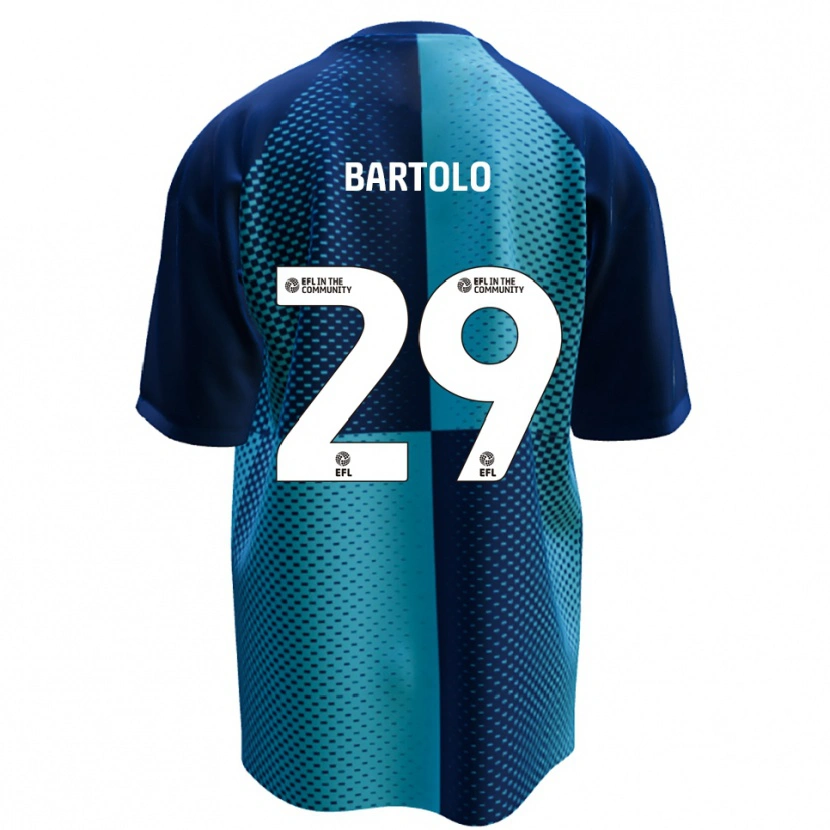 Danxen Mujer Camiseta Jaiden Bartolo #29 Azul Celeste 1ª Equipación 2025/26 La Camisa