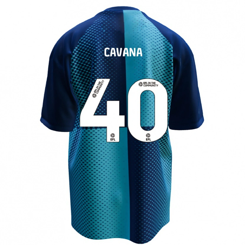 Danxen Mujer Camiseta Max Cavana #40 Azul Celeste 1ª Equipación 2025/26 La Camisa