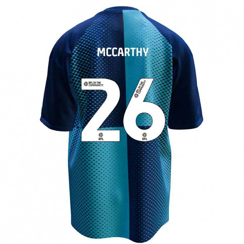 Danxen Mujer Camiseta Jason Mccarthy #26 Azul Celeste 1ª Equipación 2025/26 La Camisa