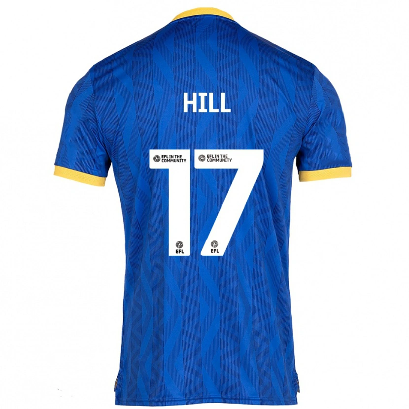 Danxen Mujer Camiseta Anisha Hill #17 Azul Marino Amarillo 1ª Equipación 2025/26 La Camisa