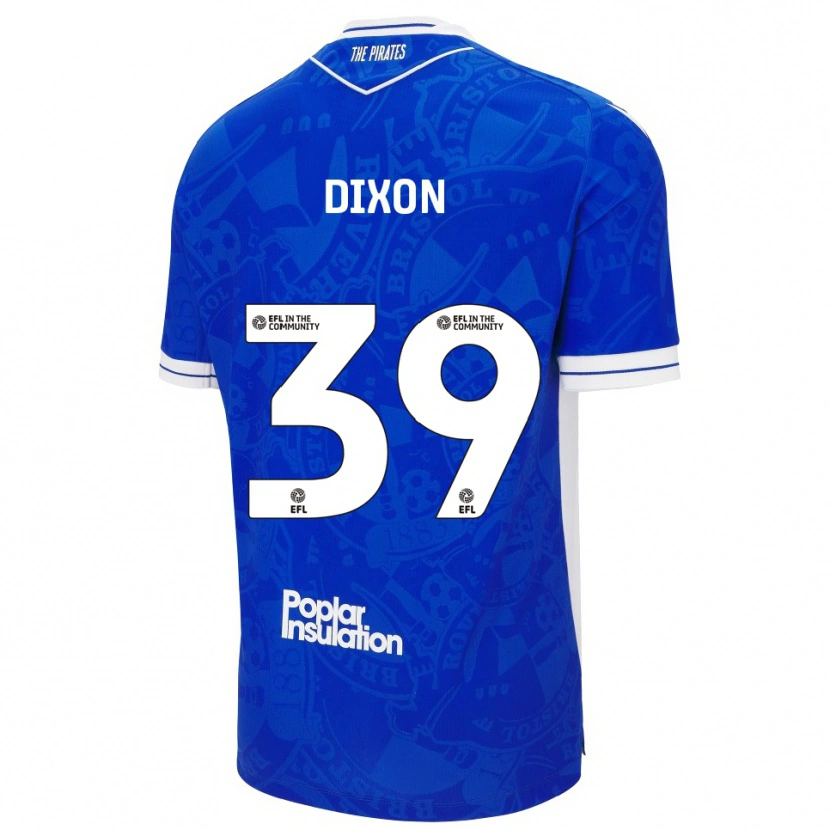 Danxen Mujer Camiseta Quincy Dixon #39 Azul Blanco 1ª Equipación 2025/26 La Camisa