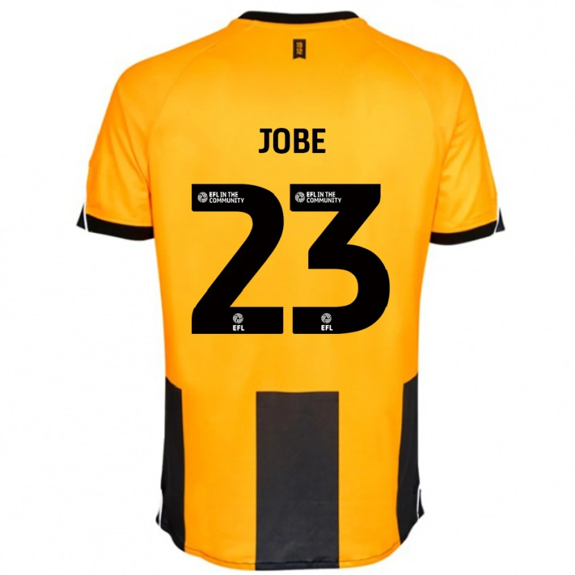 Danxen Mujer Camiseta Mamadou Jobe #23 Naranja Negro 1ª Equipación 2025/26 La Camisa