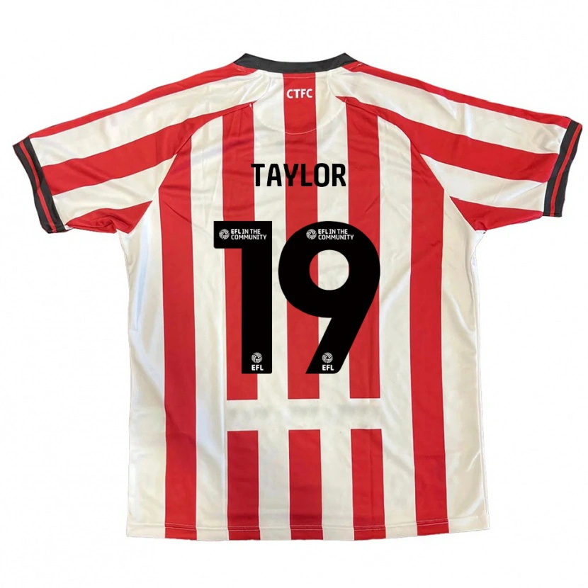 Danxen Mujer Camiseta Jessie Taylor #19 Rojo Blanco Negro 1ª Equipación 2025/26 La Camisa