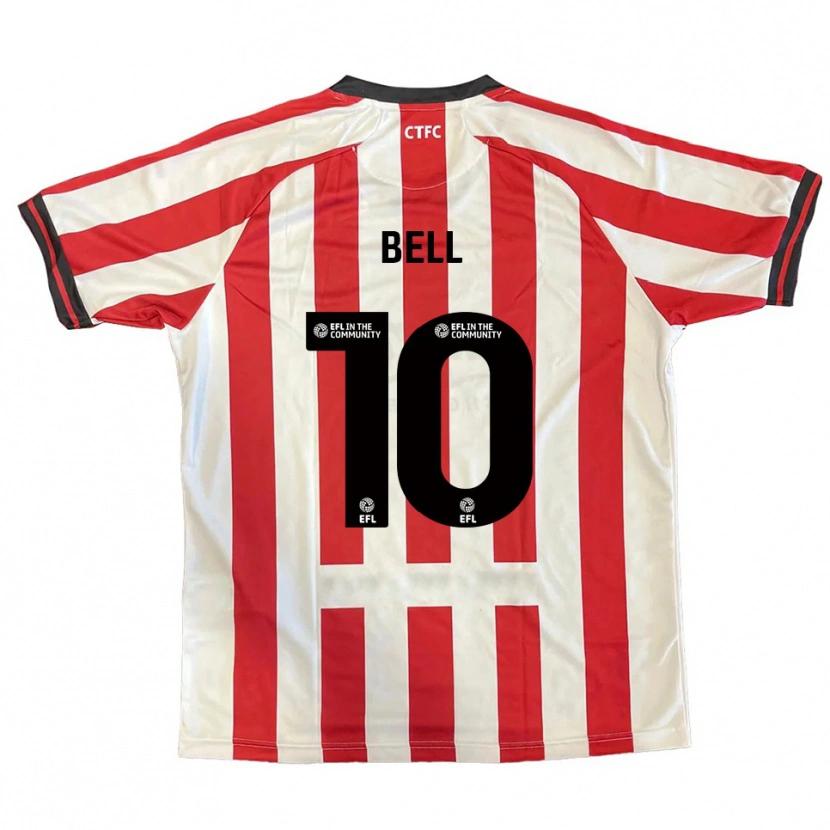 Danxen Mujer Camiseta Libby Bell #10 Rojo Blanco Negro 1ª Equipación 2025/26 La Camisa