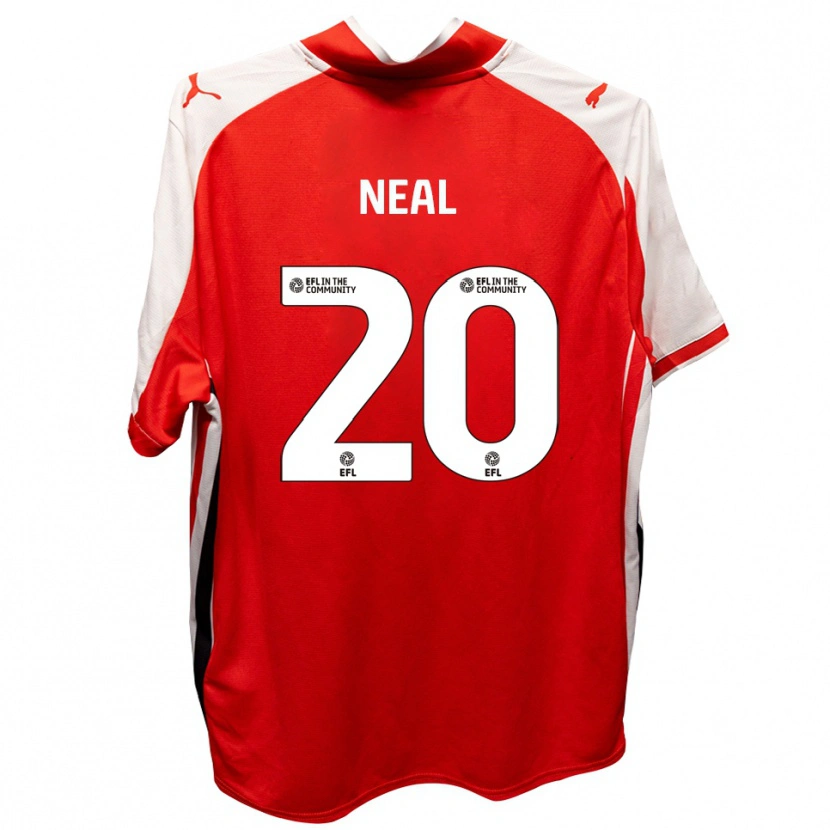 Danxen Mujer Camiseta Harrison Neal #20 Rojo Blanco 1ª Equipación 2025/26 La Camisa