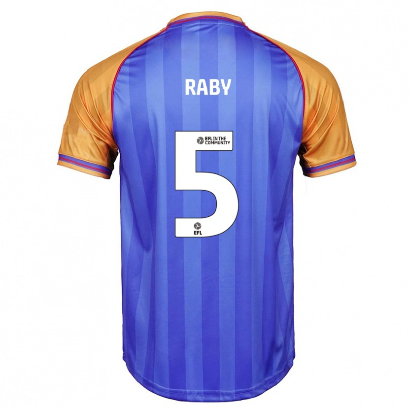 Danxen Mujer Camiseta Alice Raby #5 Azul Naranja 1ª Equipación 2025/26 La Camisa