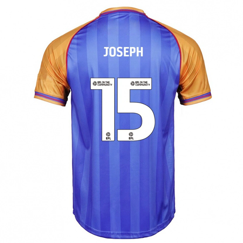 Danxen Mujer Camiseta Megan Joseph #15 Azul Naranja 1ª Equipación 2025/26 La Camisa