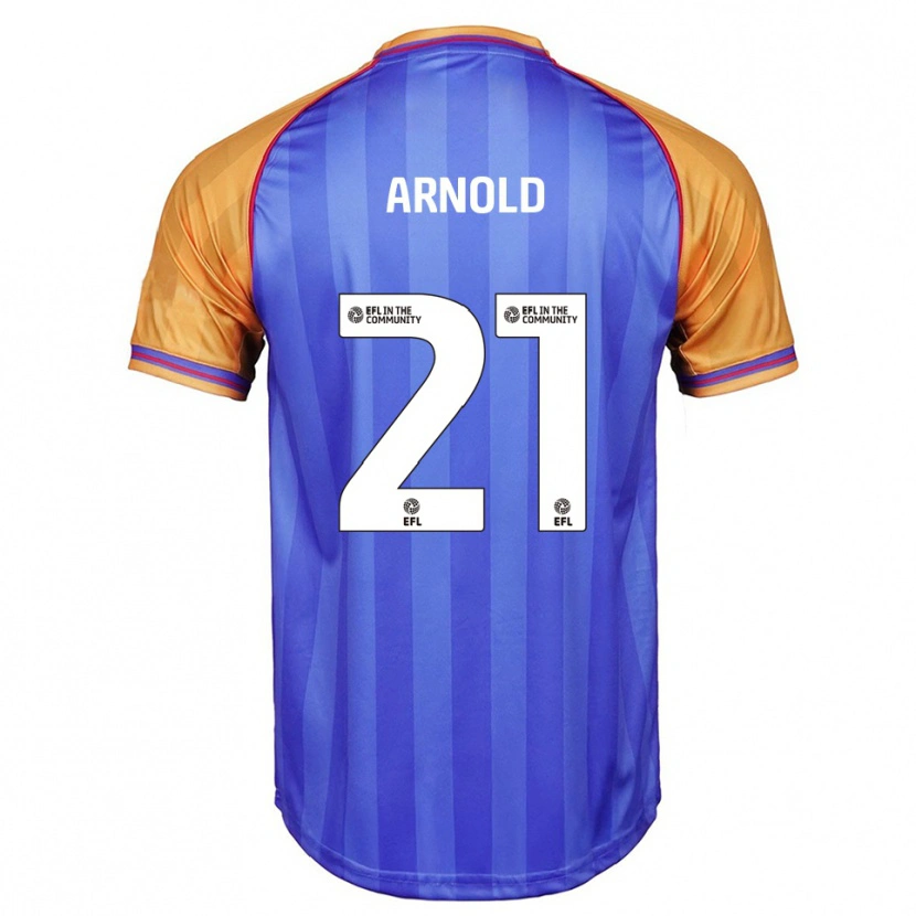 Danxen Mujer Camiseta Hetty Arnold #21 Azul Naranja 1ª Equipación 2025/26 La Camisa