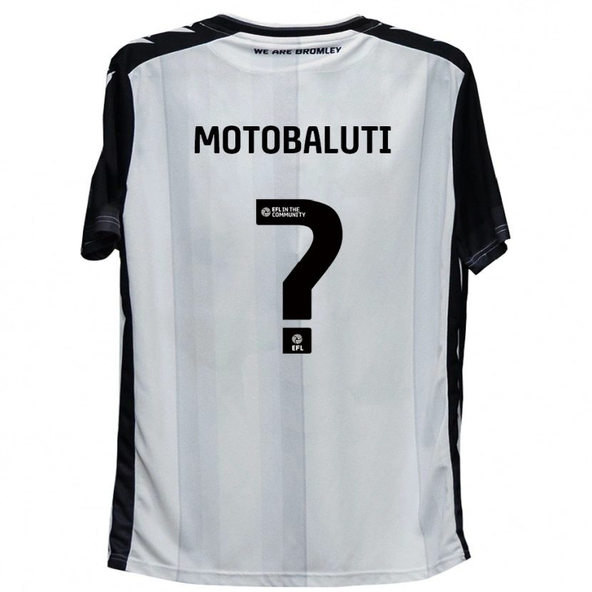 Danxen Mujer Camiseta Fortune Motobaluti #0 Blanco Negro 1ª Equipación 2025/26 La Camisa