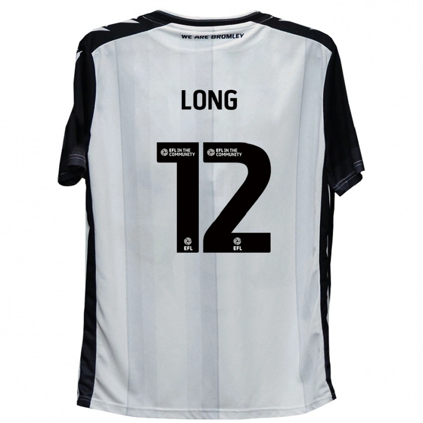 Danxen Mujer Camiseta Sam Long #12 Blanco Negro 1ª Equipación 2025/26 La Camisa