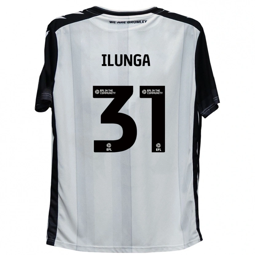 Danxen Mujer Camiseta Brooklyn Ilunga #31 Blanco Negro 1ª Equipación 2025/26 La Camisa