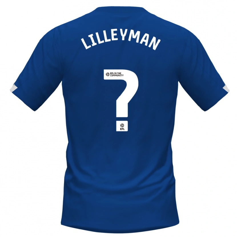 Danxen Mujer Camiseta Rebecca Lilleyman #0 Azul Blanco 1ª Equipación 2025/26 La Camisa