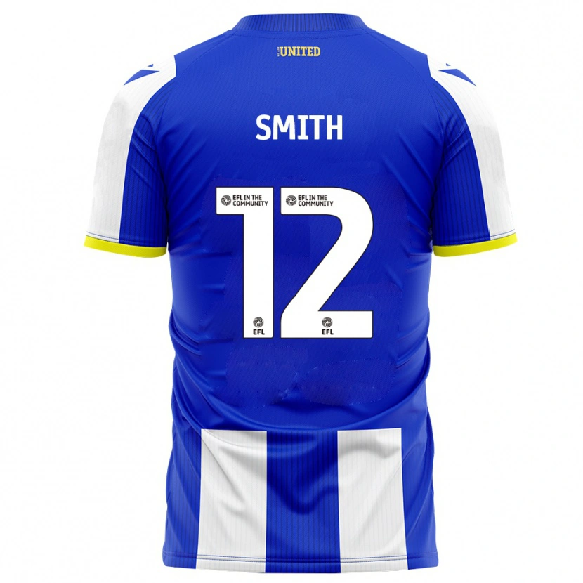 Danxen Mujer Camiseta Tom Smith #12 Azul Blanco 1ª Equipación 2025/26 La Camisa