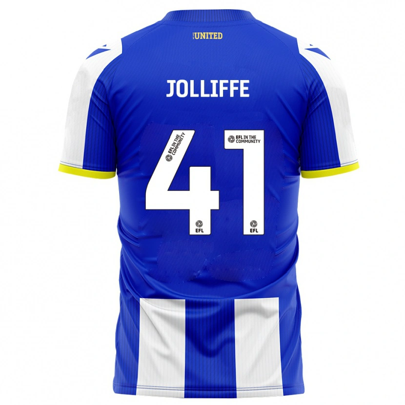 Danxen Mujer Camiseta Max Jolliffe #41 Azul Blanco 1ª Equipación 2025/26 La Camisa