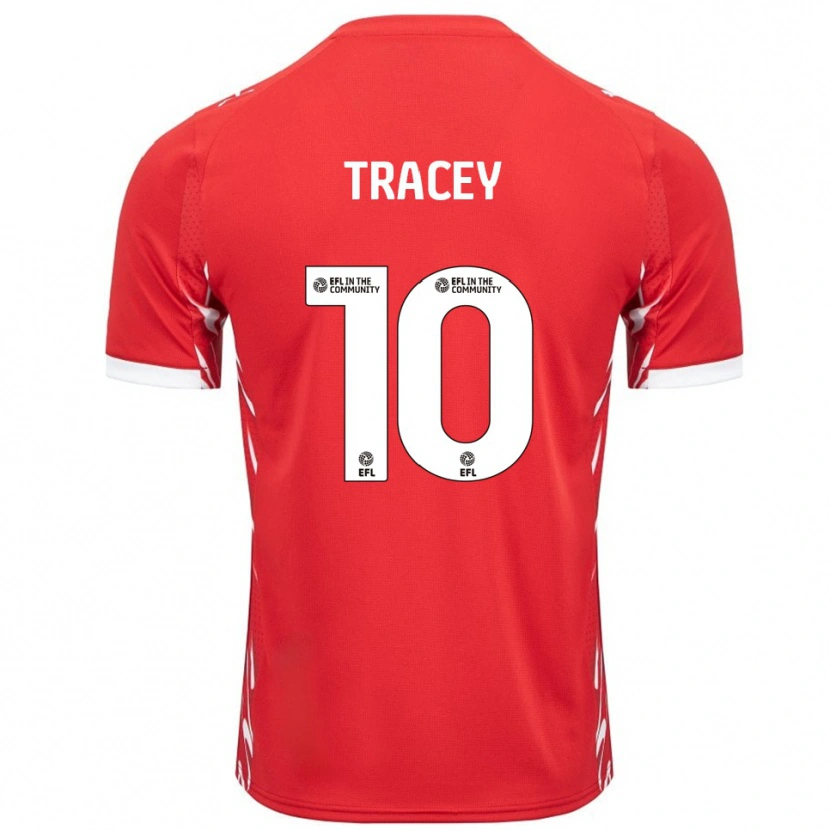 Danxen Mujer Camiseta Shilow Tracey #10 Rojo Blanco 1ª Equipación 2025/26 La Camisa
