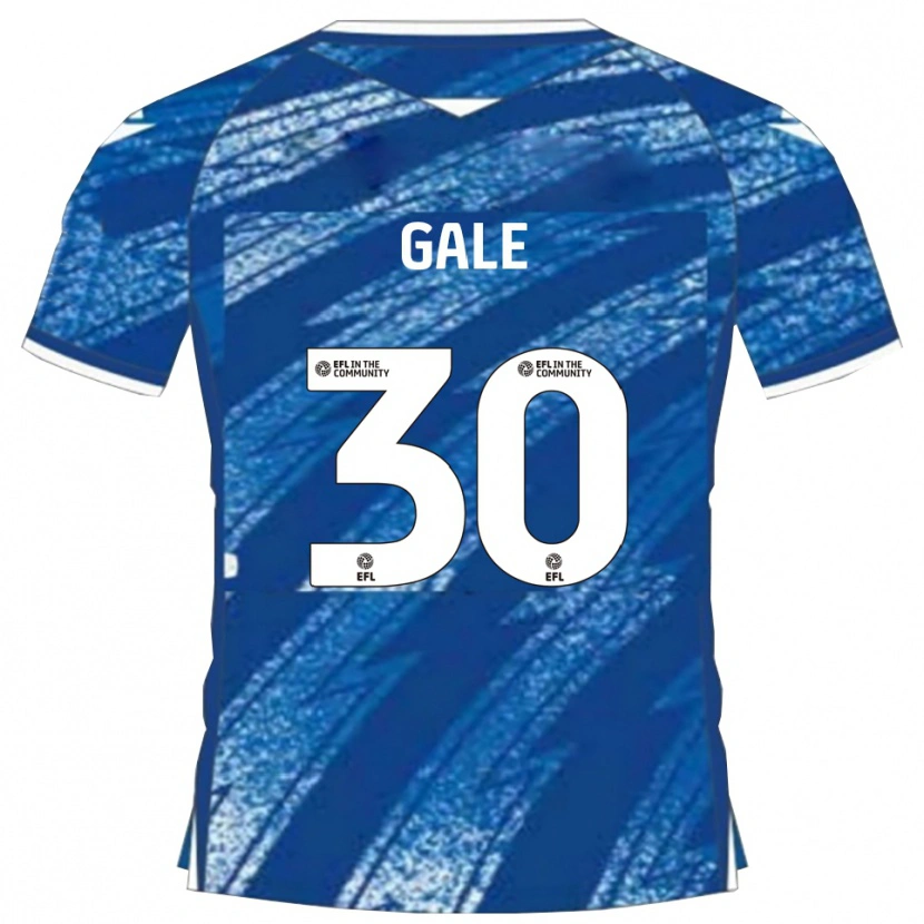 Danxen Mujer Camiseta Sam Gale #30 Azul Blanco 1ª Equipación 2025/26 La Camisa