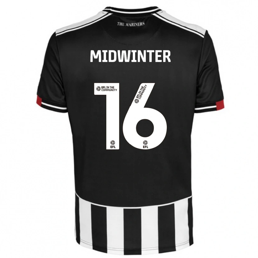 Danxen Mujer Camiseta Carlo Midwinter #16 Negro Blanco Rojo 1ª Equipación 2025/26 La Camisa