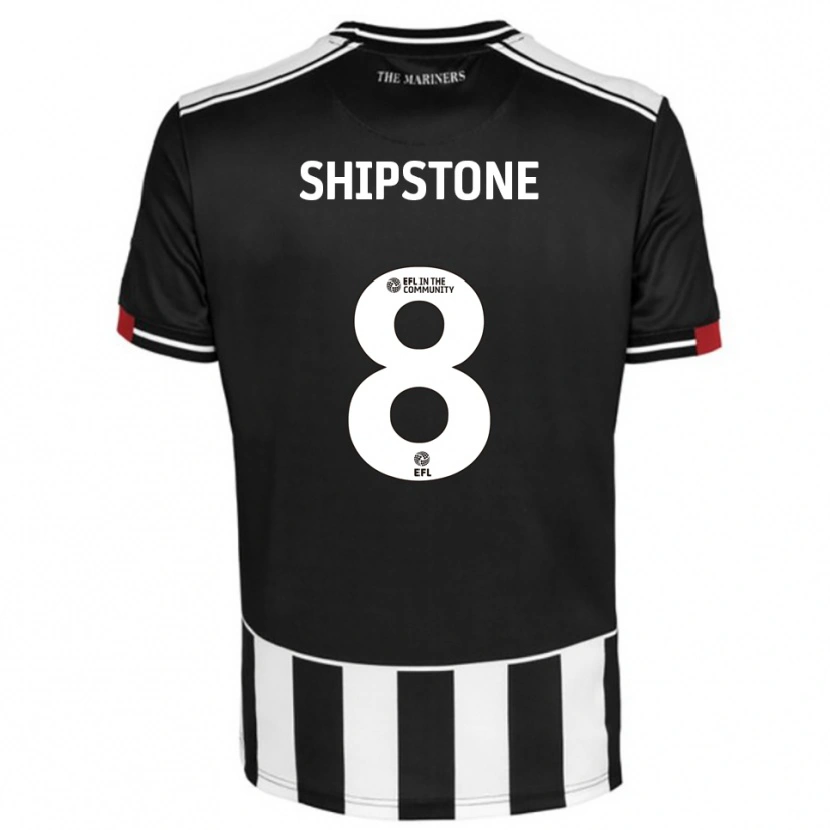 Danxen Mujer Camiseta Harry Shipstone #8 Negro Blanco Rojo 1ª Equipación 2025/26 La Camisa