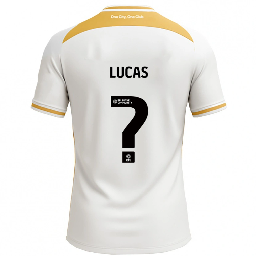 Danxen Mujer Camiseta Dani Lucas #0 Blanco Dorado 1ª Equipación 2025/26 La Camisa