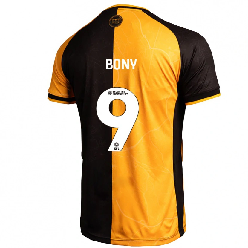 Danxen Mujer Camiseta Orphee Bony #9 Amarillo Negro 1ª Equipación 2025/26 La Camisa