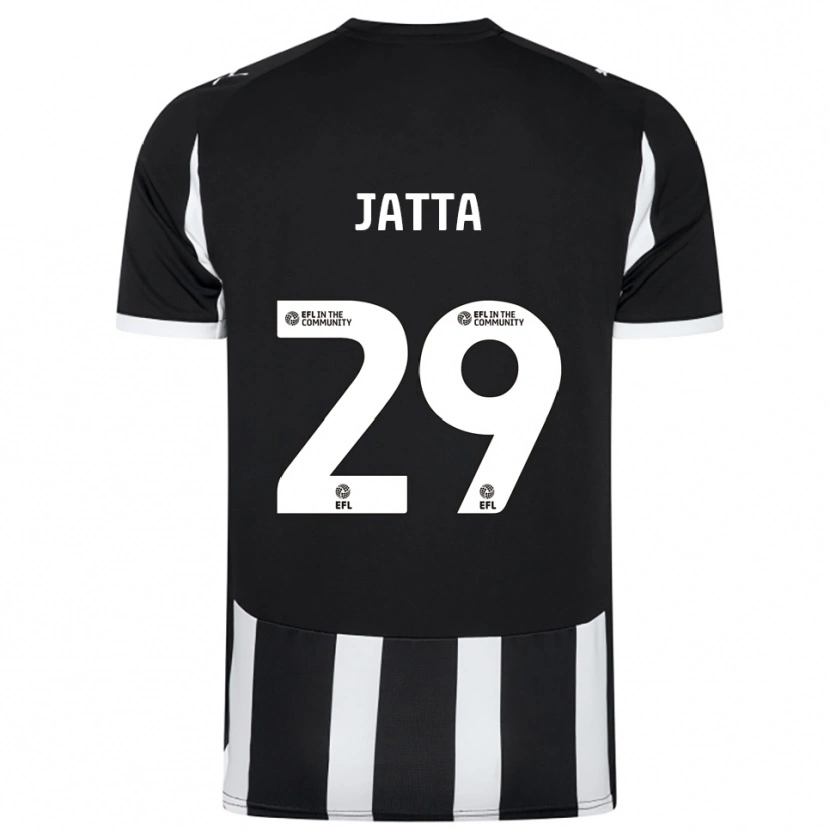 Danxen Mujer Camiseta Alassana Jatta #29 Blanco Negro 1ª Equipación 2025/26 La Camisa