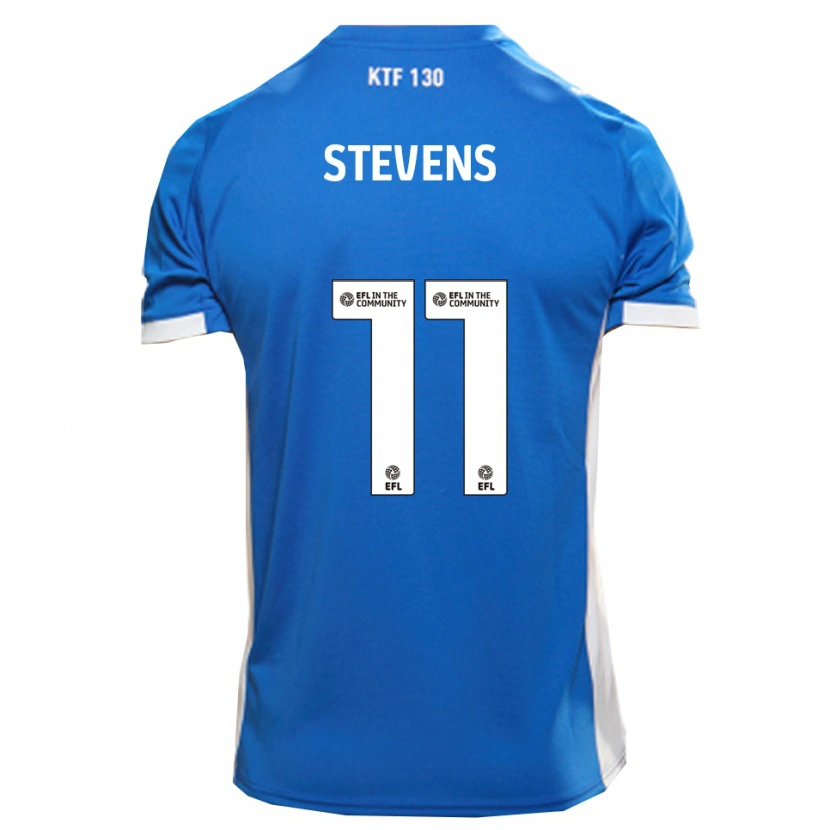 Danxen Mujer Camiseta Jack Stevens #11 Azul Blanco 1ª Equipación 2025/26 La Camisa