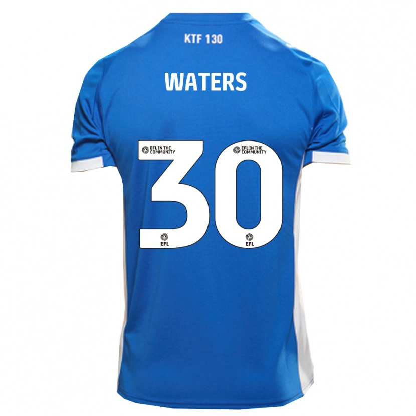 Danxen Mujer Camiseta Billy Waters #30 Azul Blanco 1ª Equipación 2025/26 La Camisa