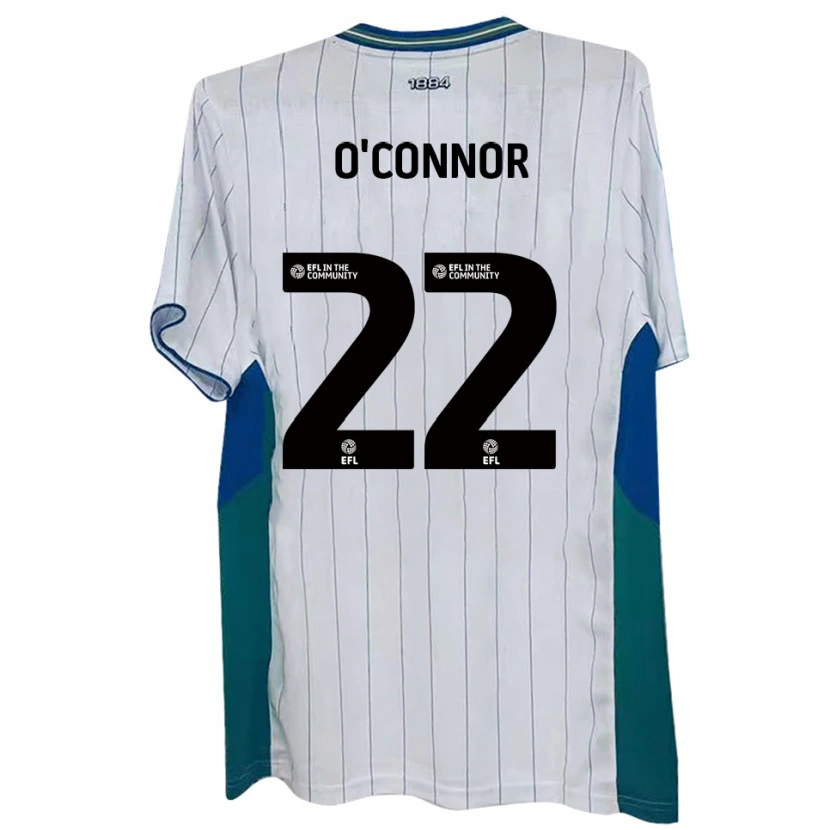 Danxen Mujer Camiseta Lee O'connor #22 Blanco Verde Azul 1ª Equipación 2025/26 La Camisa