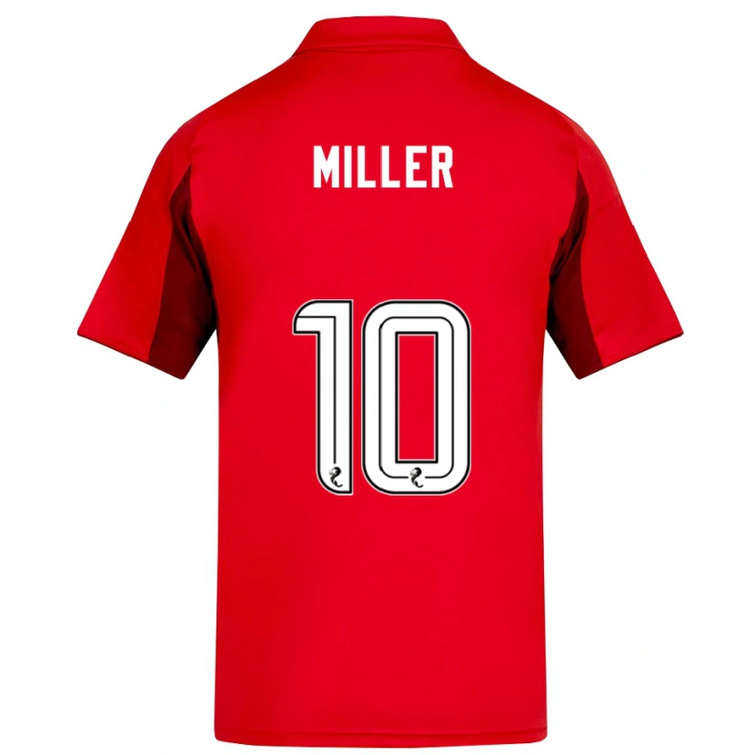 Danxen Mujer Camiseta Darcie Miller #10 Rojo Borgoña 1ª Equipación 2025/26 La Camisa