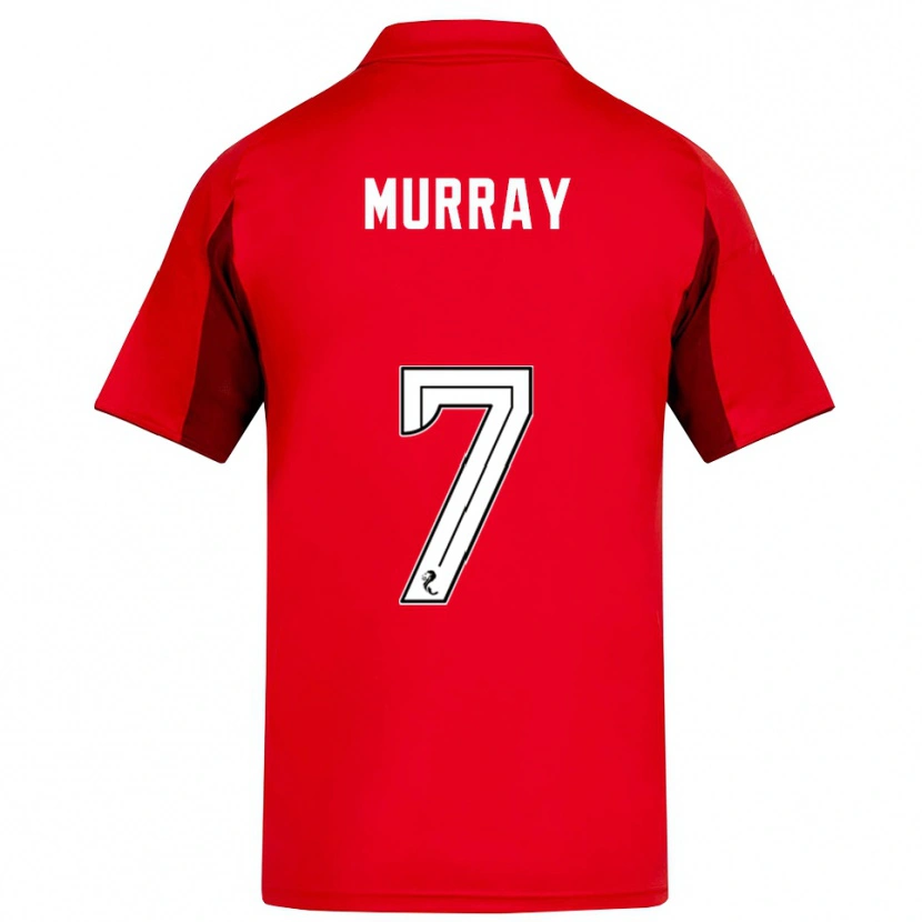 Danxen Mujer Camiseta Phoebe Murray #7 Rojo Borgoña 1ª Equipación 2025/26 La Camisa