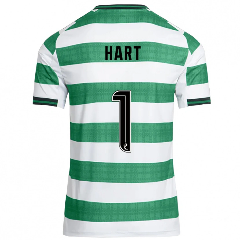 Danxen Mujer Camiseta Joe Hart #1 Verde Blanco 1ª Equipación 2025/26 La Camisa